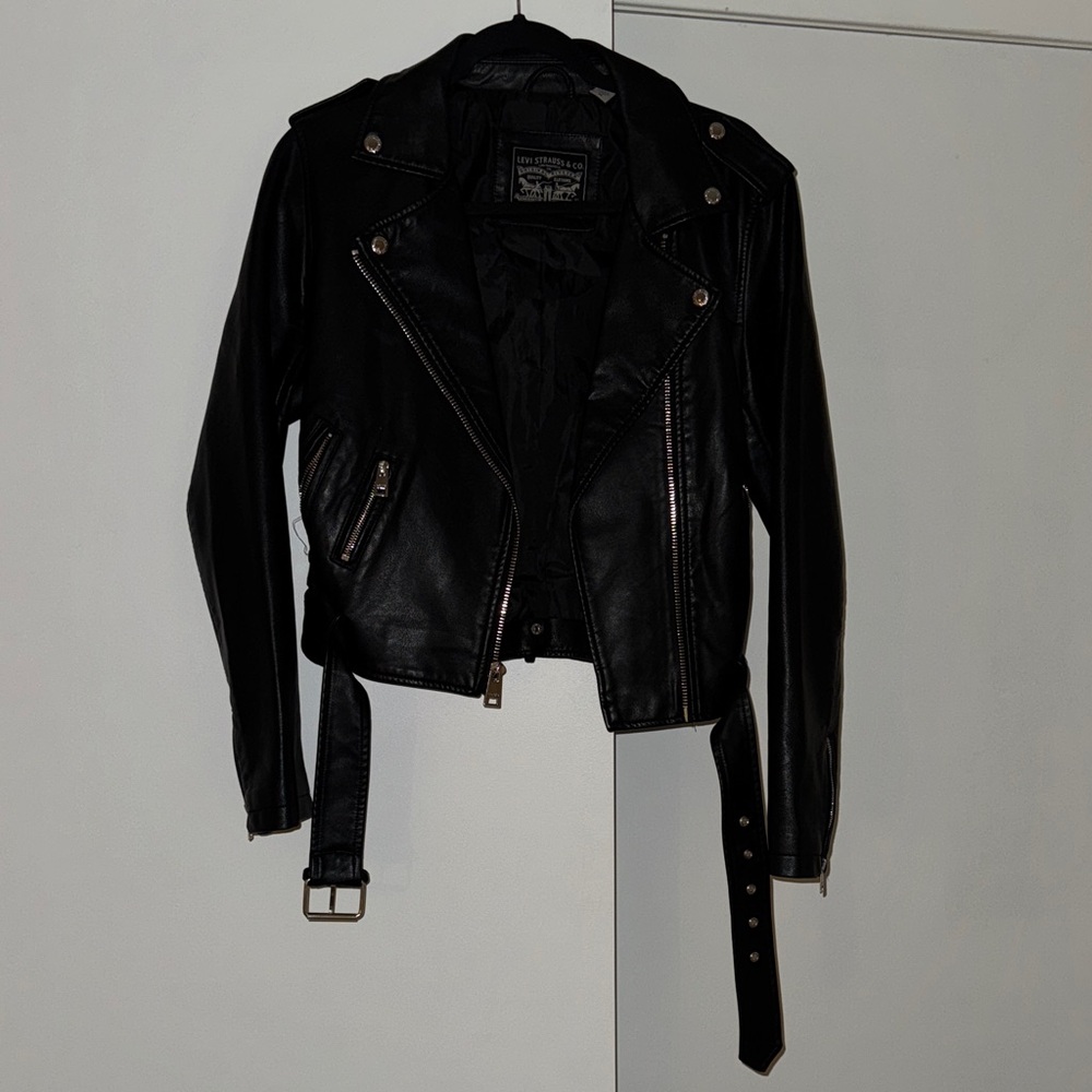Levi's Black Leather Jacket
